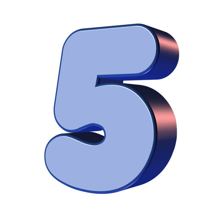 Free Illustration Number Five 5 Digit Free Image On Pixabay 1186418