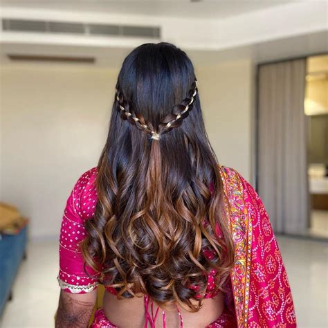 Indian Hairstyles For Long Hair For School