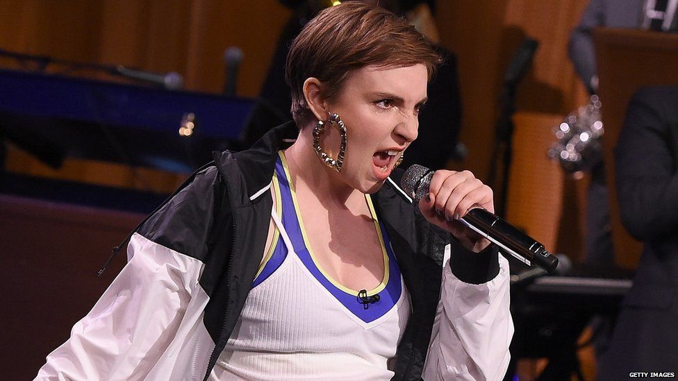 Lena Dunham Criticises Kanye West S Disturbing Video Featuring Naked Celebrities Bbc News Lena Dunham Criticises Kanye West S Disturbing Video Featuring Naked Celebrities Bbc News